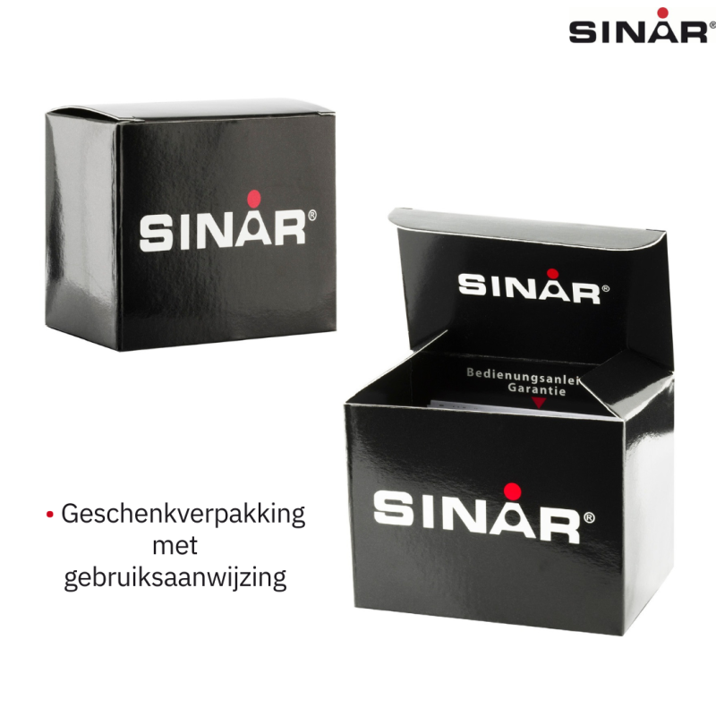 Sinar Analoog Horloge 36 mm 100 meter blauw/ roze - XB-48-2 Sinar Analoog Horloge 36 mm 100 meter blauw/ roze - XB-48-2