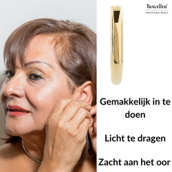 Traveller Oorringen - Edelstaal - Goudkleurig - 14 mm - 181131