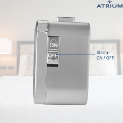 ATRIUM Wekker - Senioren - Analoog - Zilver - Duidelijk - Eenvoudig in gebruik - A530-18