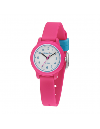 Sinar Watch- Girls - Pink - Analogue - 10 Bar - 28 mm - Soft Adjustable Strap...