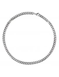 Traveller Necklace - Men - Silver Coloured - Stainless Steel - Links - 55 x...
