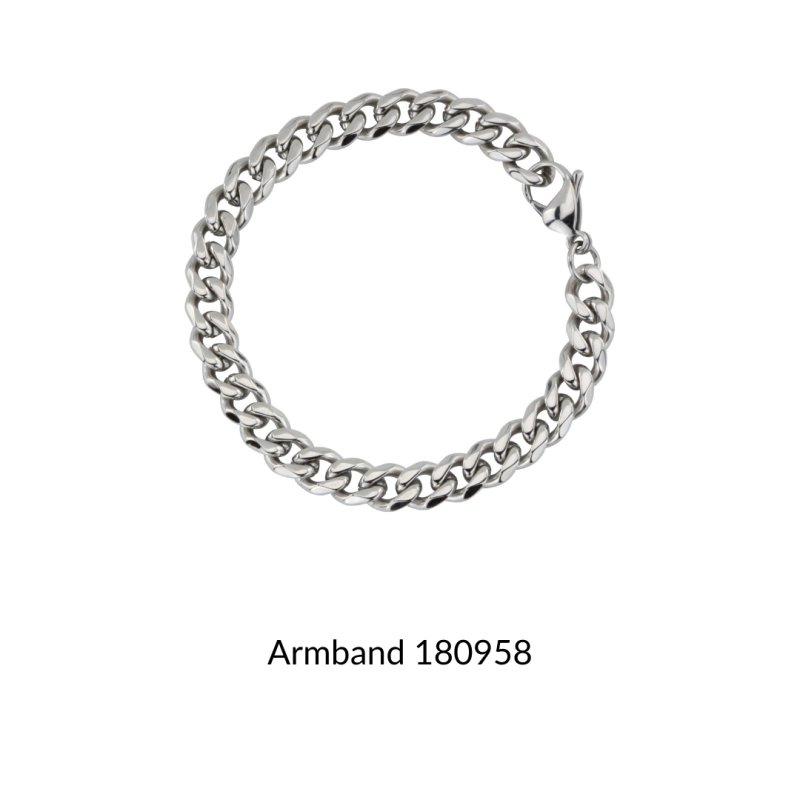 Traveller Ketting - Heren - Ketting Man - Edelstaal -  55cm lang