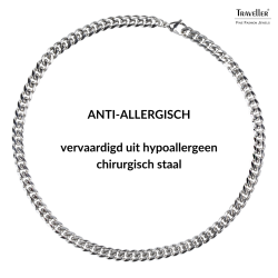 Traveller Ketting - Heren - Ketting Man - Edelstaal -  55cm lang