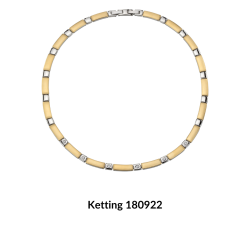 Traveller Armband Dames - Bicolor - Edelstaal - Zirconia Kristallen - 18-19,5 cm - Verguld & Geplatineerd