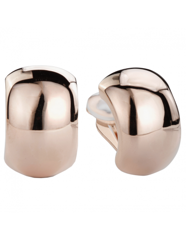 Traveller Clip Earrings - 22ct Rosegold plated - 138093