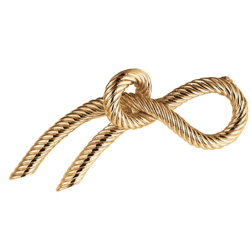 Grossé Broche Dames - Tresor - Goudkleurig - Strik - Verguld - 54x23 mm - GJ30421