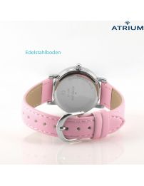 ATRIUM - Kinder Armbanduhr - Mädchen - Rosa  - 5 bar - Deutlich - Verstellbares  Band - A31-104