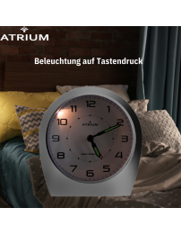 ATRIUM Funkwecker Analog Silber - A620-19