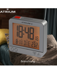 ATRIUM Funkwecker Digital Silber - A740-19