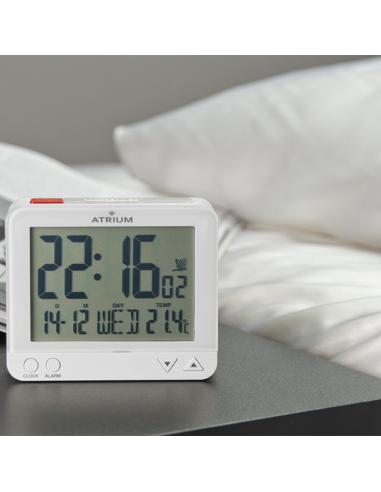 ATRIUM Funkwecker Digital Weiss - A760-0