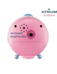ATRIUM Pferden Wecker für Kinder – Rosa Pferdewecker für Mädchen – Leise ohne Ticken – Snooze & Alarm
