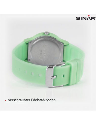 SINAR Uhr Analog - 34 mm - 13-18 cm - 10 Bar - Mintgrün - XB-18-3