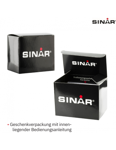 Sinar Uhr - Digital - Schwarz / Grün - 10 Bar wasserdicht - Ø 36 mm - Verstellbares Armband (13-18.5 cm) - XE-64-3