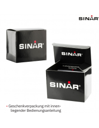 Sinar Uhr - Digital - Dunkelgrau/Rosa - 10 Bar wasserdicht - Ø 36 mm - Verstellbares Armband (13-18.5 cm) - XE-64-8