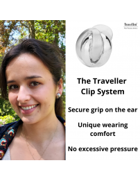 Traveller Clip-on Earrings - Platinum plated - Matt/ shiny - Knot - Silver-coloured - 15 mm - 157160