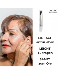 Traveller Creolen - Edelstahl - Silberfarbe - 14 mm - 181132