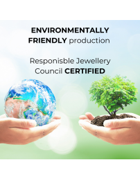 Traveller Stud Earrings - Men's - Made in Germany - Cubic Zirconia - Stainless steel - Sustainable - ø 3 mm - 171013