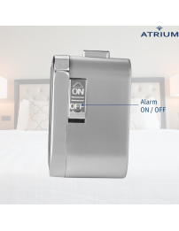 ATRIUM Wecker - Senioren - Analog - Silber - Deutlich - Einfache Bedienung - A530-18