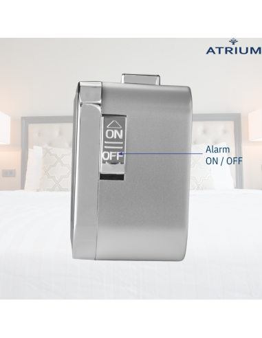 ATRIUM Wecker - Senioren - Analog - Silber - Deutlich - Einfache Bedienung - A530-18