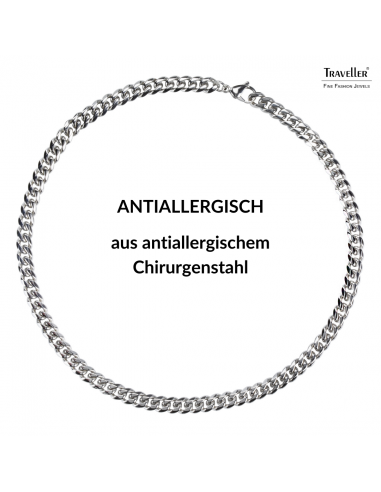 Traveller Kette - Herren - Kette Man - Edelstahl - 55cm lang