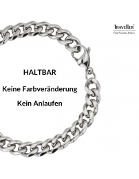 Traveller Armband - Herren - Silberfarbe - Edelstahl - Glieder - 22 x 0,9 cm - 180958
