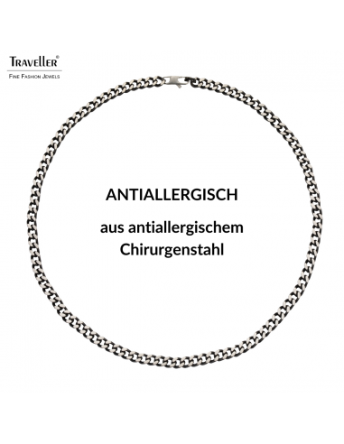 Traveller Collier - Herren - Kette Man - Edelstahl - 55cm lang