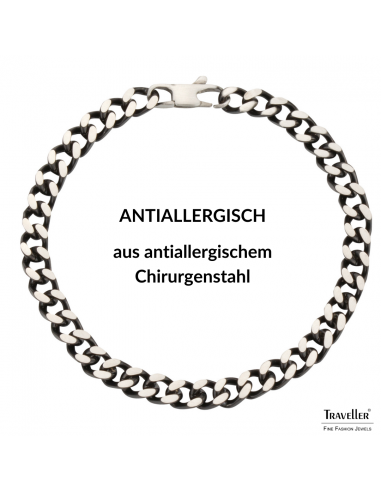 Traveller Armband - Herren - Silberfarbe - Edelstahl - Glieder - 22 cm - 181199 Traveller Armband - Herren - Silberfarbe - Edelstahl - Glieder - 22 cm - 181199