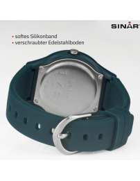 Sinar Armbanduhr - Analog - Wald Grün / Gold - 39 mm - Verstellbares Band 13-18,5cm - XB-48-6