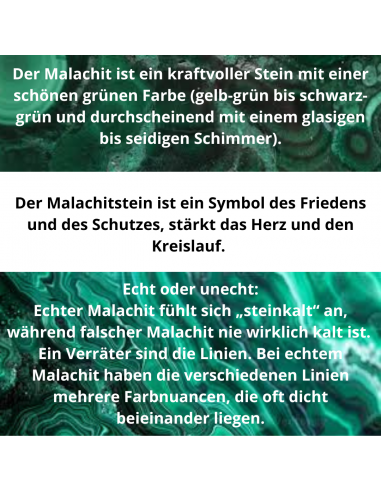 Traveller Ohrstecker - 22kt Vergoldet - Echter Malachit - Grün - Kristalle - Ø 9 mm - Einzigartig - 112507