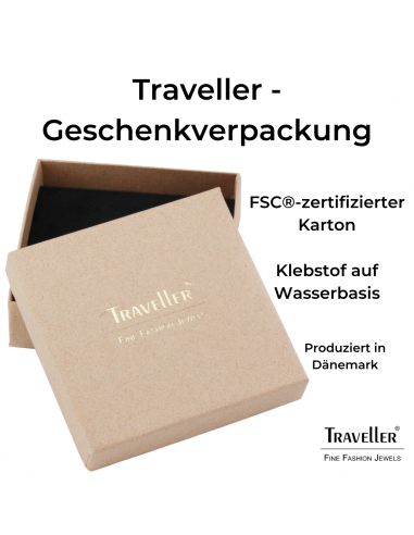 Traveller Ohrclips - Creolen - Silberfarben - Kristalle - Platiniert - 20 x 4 mm - 157731