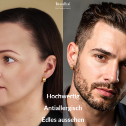Traveller Creolen - Unisex - Vergoldet - Matt - Edelstahl - 14 x 7 mm - 166362
