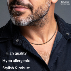 Traveller Necklace - Men - Necklace Men - Made in Germany - Stainless Steel - 50cm long