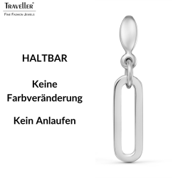 Traveller Ohrhänger - Edelstahl - Ovale Glieder - 20x7 mm - 181325