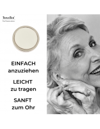 Traveller Ohrstecker - Edelstahl - Silberfarben -  Perlmutt - Ø 12 mm - 181258