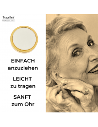 Traveller Ohrstecker - Edelstahl - Vergoldet - Perlmutt - Ø 12 mm - 181257