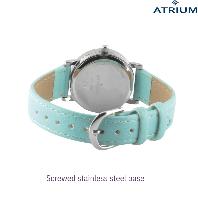 ATRIUM Childrens Watch - Girls - Mint - Analogue- 5 bar - Learning Dial - A31-106