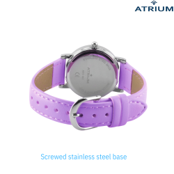ATRIUM Children's Watch - Girls - Purple - Analogue - 5 Bar - Learning Dial - A31-108