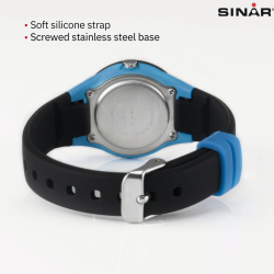 Sinar Watch - Analogue - Black/Blue - 29mm - 10 Bar - Soft Adjustable Strap 12-17.5cm