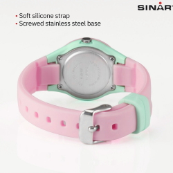 Sinar Watch - Analogue - Pink / Mint - 29mm - 10 Bar - Adjustable Strap 12-17,5cm